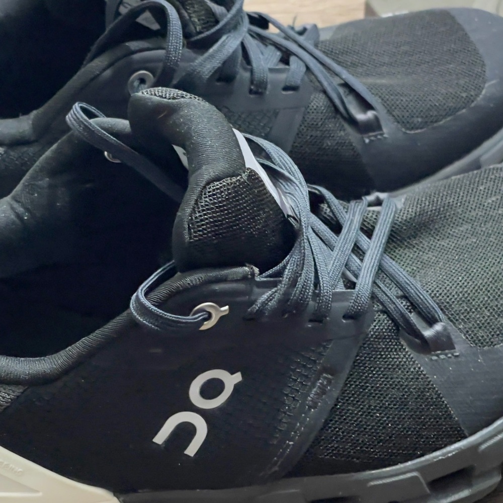 On Running Women's Black Athletic Shoes - Picture 6 of 9